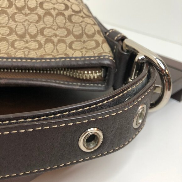 Coach Vintage Signature Large Duffle Shoulder Bag - Picture 7 of 14